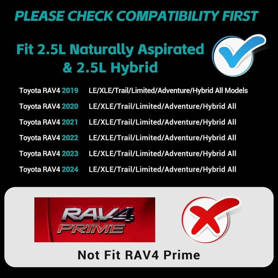 Hidden Trunk Organizer Tray For Toyota RAV4 2019-2025 LE XLE XSE Hybrid (Not Prime) RAV4 Trunk Cargo Divider Accessories