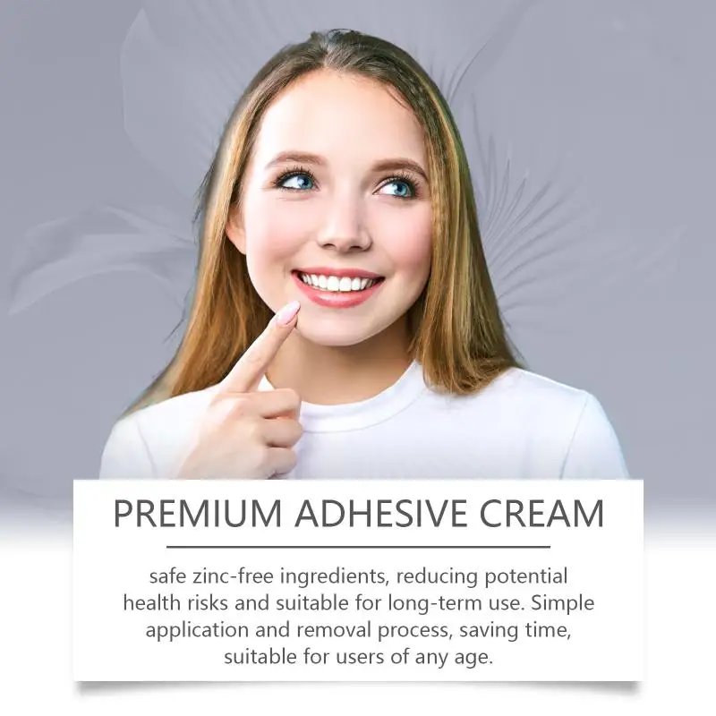 Thermoplastic Denture Fixing Adhesive Improve Tooth Comfort Prevent Denture Loosen Long-Lasting Fixative Falseteeth Solid Glue