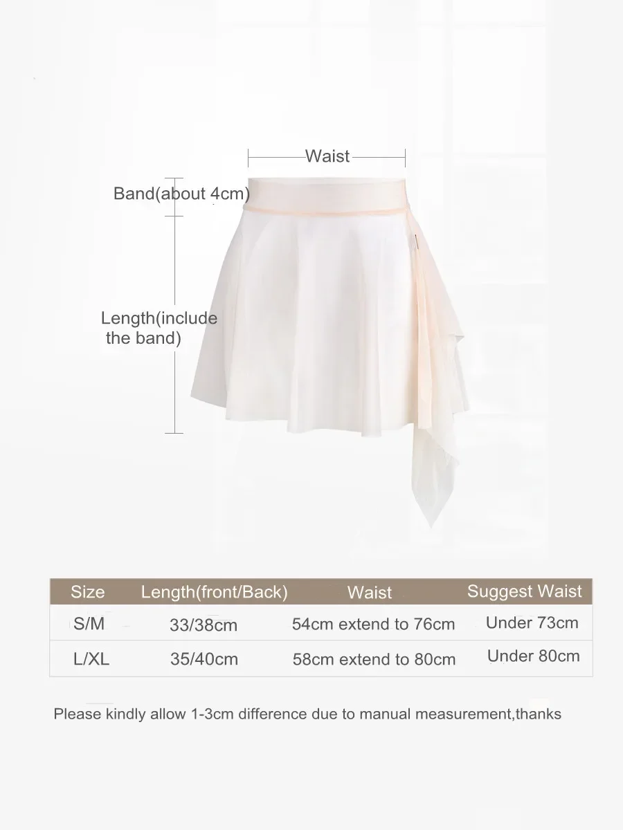 Wholesale Mesh Ballet Skirt Women Girls Adult Ballerina Professional Elastic Dance Dress Gymnastics Training Costumes Miniskirts