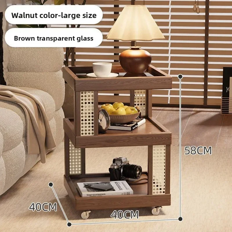 Multi-functional Household removable sofa side coffee table cabinet bedroom small side storage cabinet