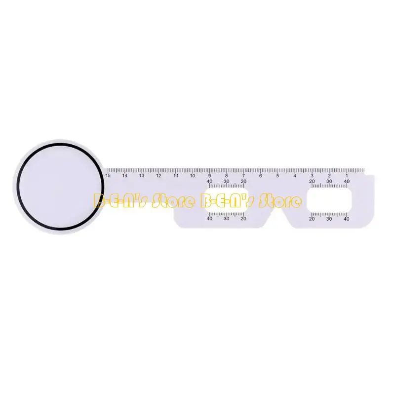 Y1AD Double Side Eye Chart Eye Test Chart for Visual Acuity Exam and PD Measurement