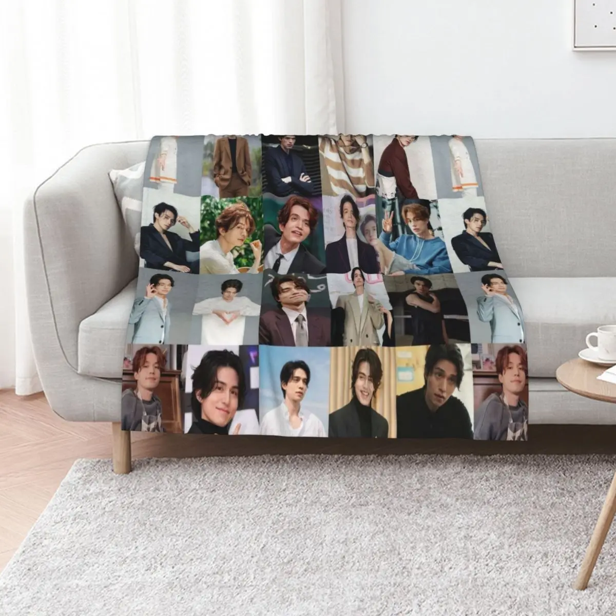 Lee Dong Wook Throw Blanket Designers Decoratives Flannel Fabric cosplay anime Camping Luxury St Blankets