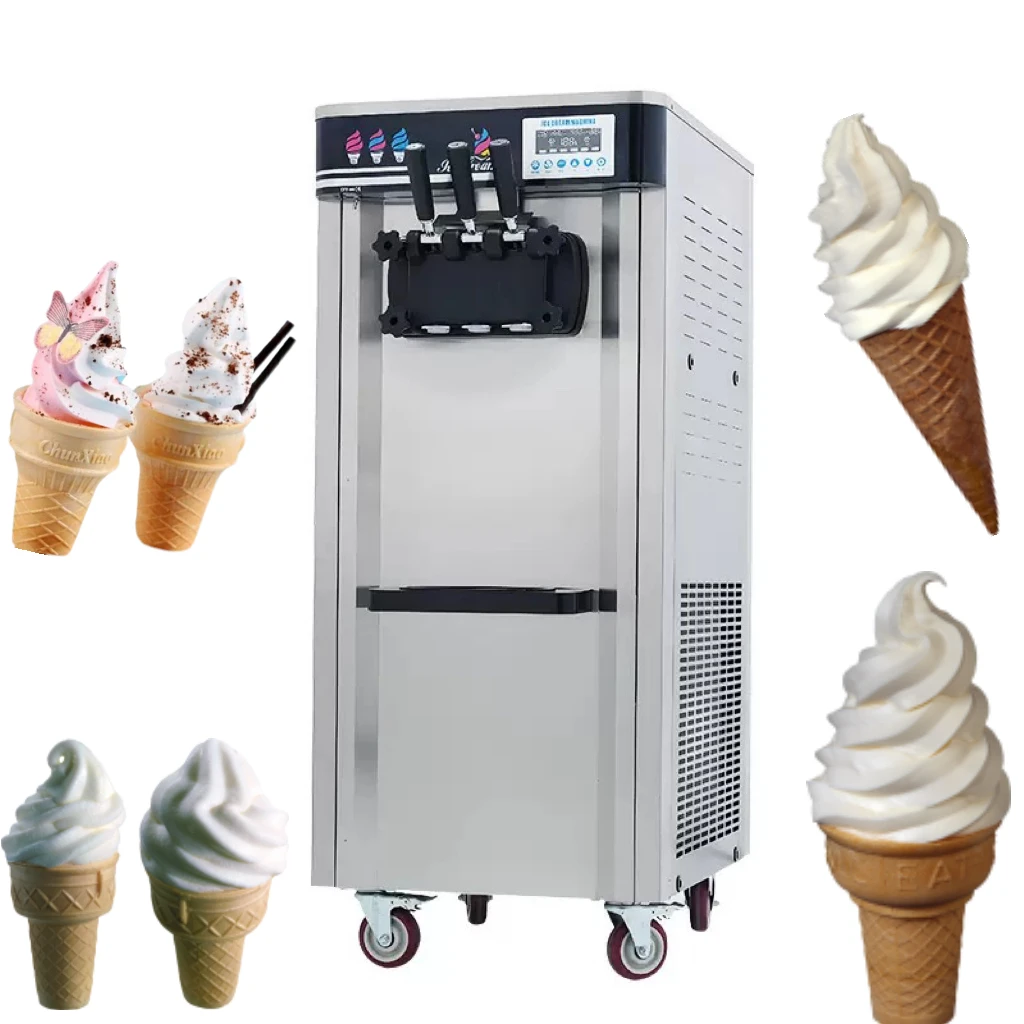 

Commercial Soft Hard Ice Cream Machine Homemade Gelato Ice Cream | Commercial-grade Refrigeration Efficiency Tolcat High Quality