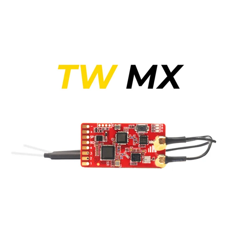 

FrSky DUAL 2.4GHz TW MX Receiver 16/24CH Black Box function For Long Rang FPV Racing Drone / Airplan Flywing