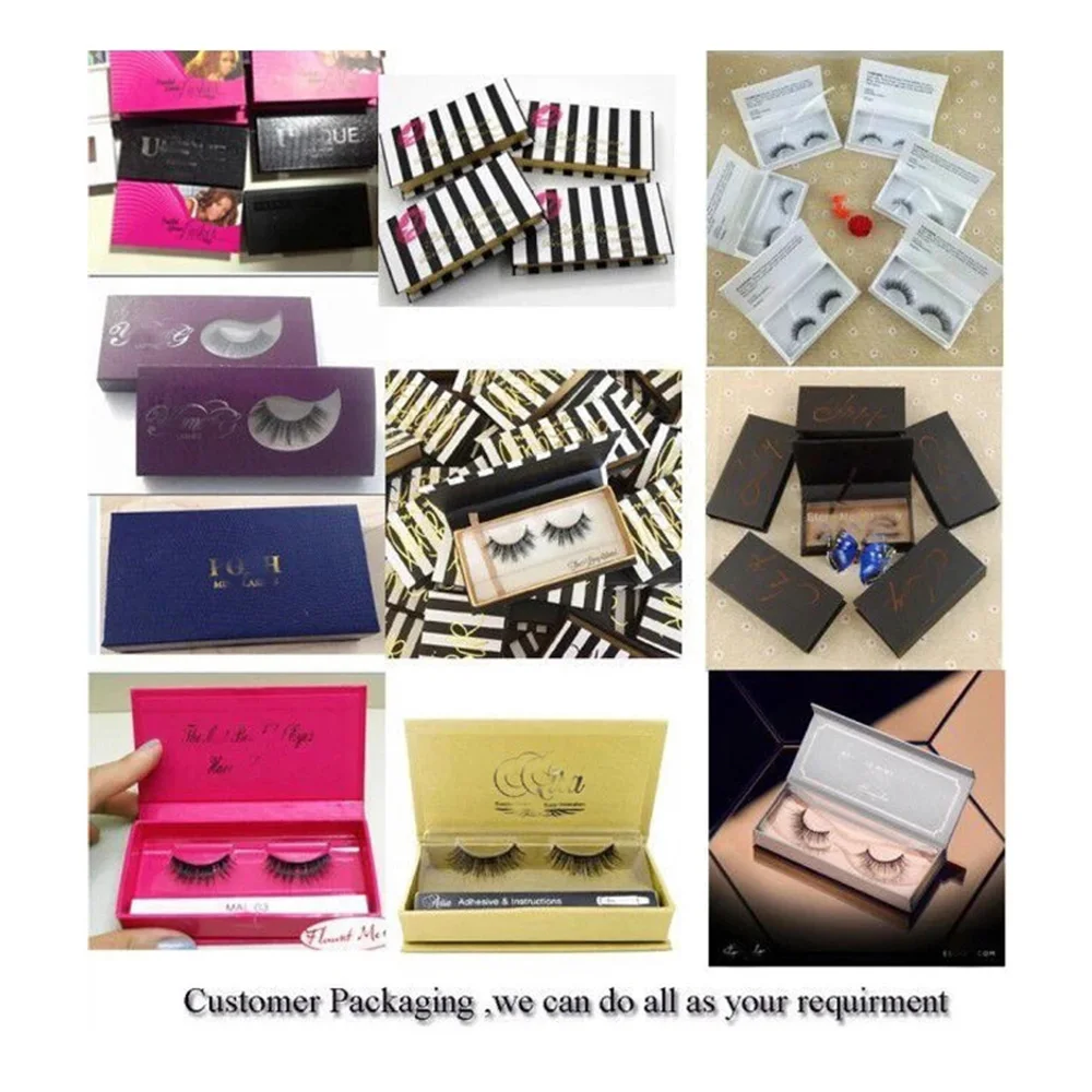 AMAOLASH Cílios Embalagem ao cliente Cílios postiços e caixas de embalagem de cílios postiços são personalizadas de acordo com seu pedido