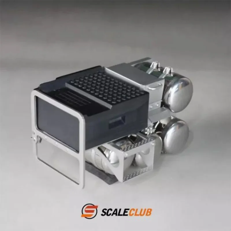 RC 1/14 Metall-Batteriekasten für Tamiya Hydraulikbagger, Lader, Muldenkipper, für BENZ MAN VOLVO Anhänger, Kipper, DIY-Teile – Detail 2