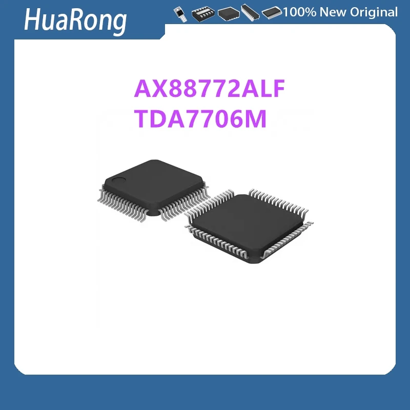 

5 шт./лот AX88772ALF AX88772 TDA7706M TDA7706 QFP64