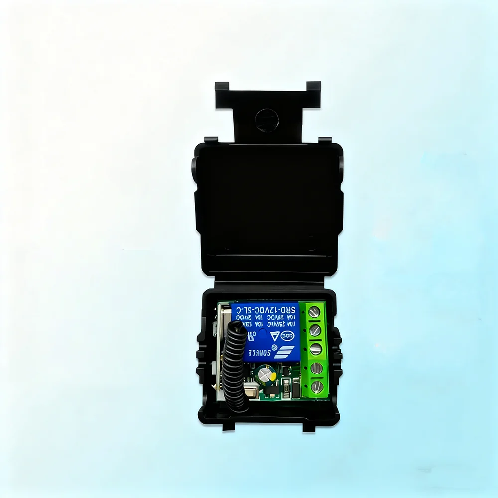 433MHz DC 12V 1CH Relay Module Receiver EV1527 Wireless Remote Control Switch for Garage Gate Motor Light Lamp DIY