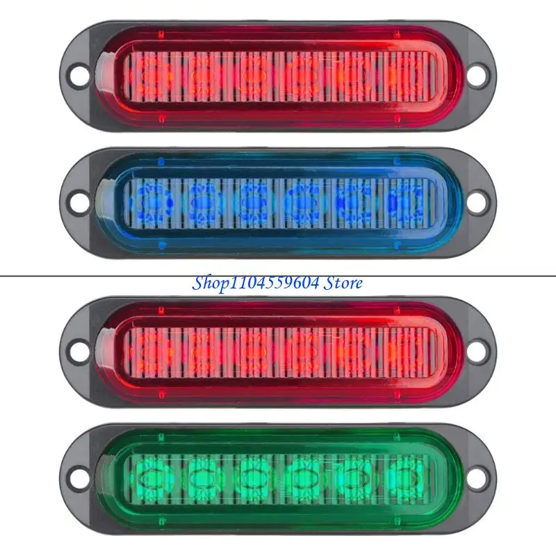 

12QM 2 шт. светодиодный морской навигационный фонарь высокой интенсивности, двухцветный, красный, синий, водонепроницаемый, для