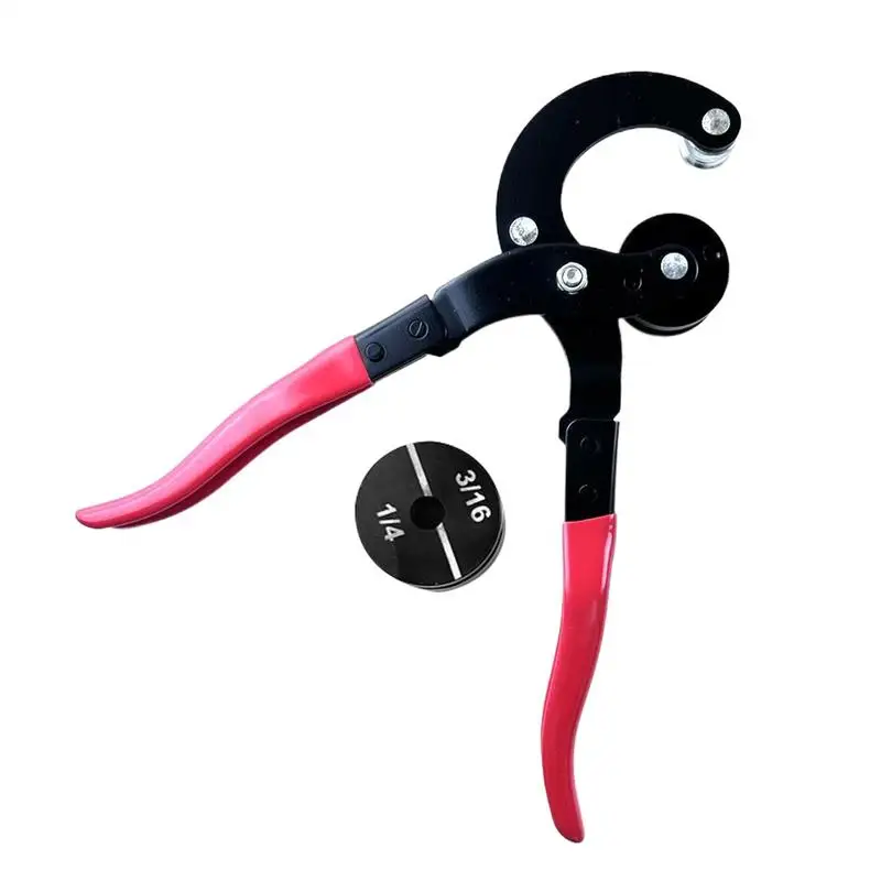 

Copper Tubing Bender Copper Pipe Bender Tool Manual Tubing Bending Tool 4-in-1 For Car Brake Pipelines Steel Aluminum Tubes