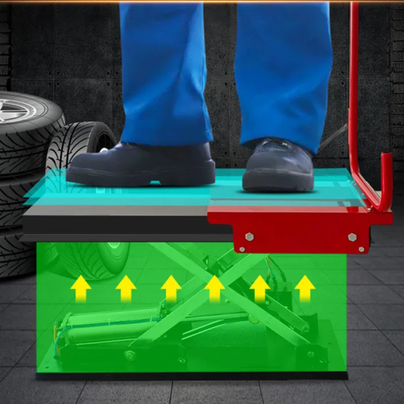 1pc Balancing Machine Automatic Tire Loader Tire Lifting Machine Lift Car Pneumatic Tire Lifting Platform Pick Up