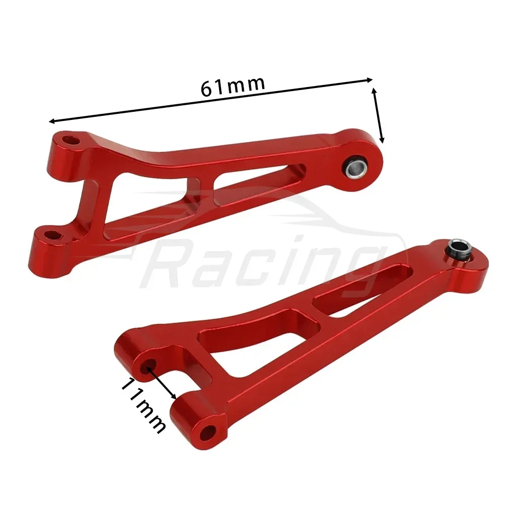 Para MJX Hyper Go 1/14 14209 14210 RC conjunto de Metal de coche oscilación delantera trasera un brazo nudillo de dirección juego de bujes C piezas mejoradas