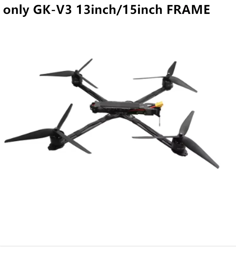 

GK-V3 13 дюймов/15 дюймов FPV рама дрона КОМПЛЕКТ 550 мм/680 мм улучшенное углеродное волокно для RC FPV фристайл гоночный дрон дальнего действия DIY Запчасти