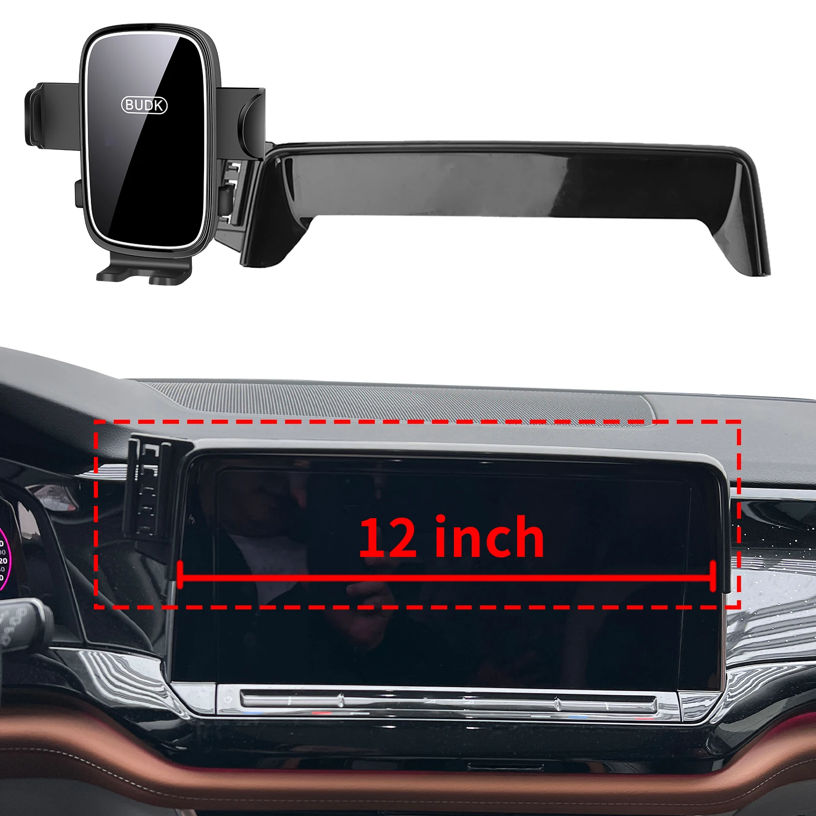 

fit for VW Atlas Teramont 2024 2025 2026 Custom Fit Phone Holder Mount Dashboard Screen Base No Drill Car​​ accessoires