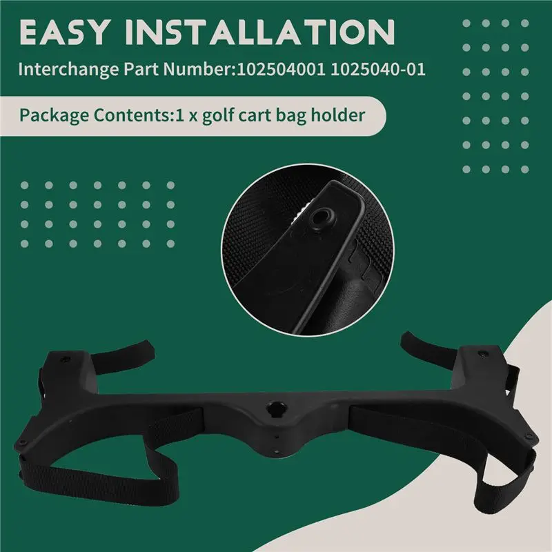 A08P-102504001 Golf Bag Holder Bracket Attachment Cart Rear Seat For EZGO Club Car Golf Bag Holder Rack Assembly