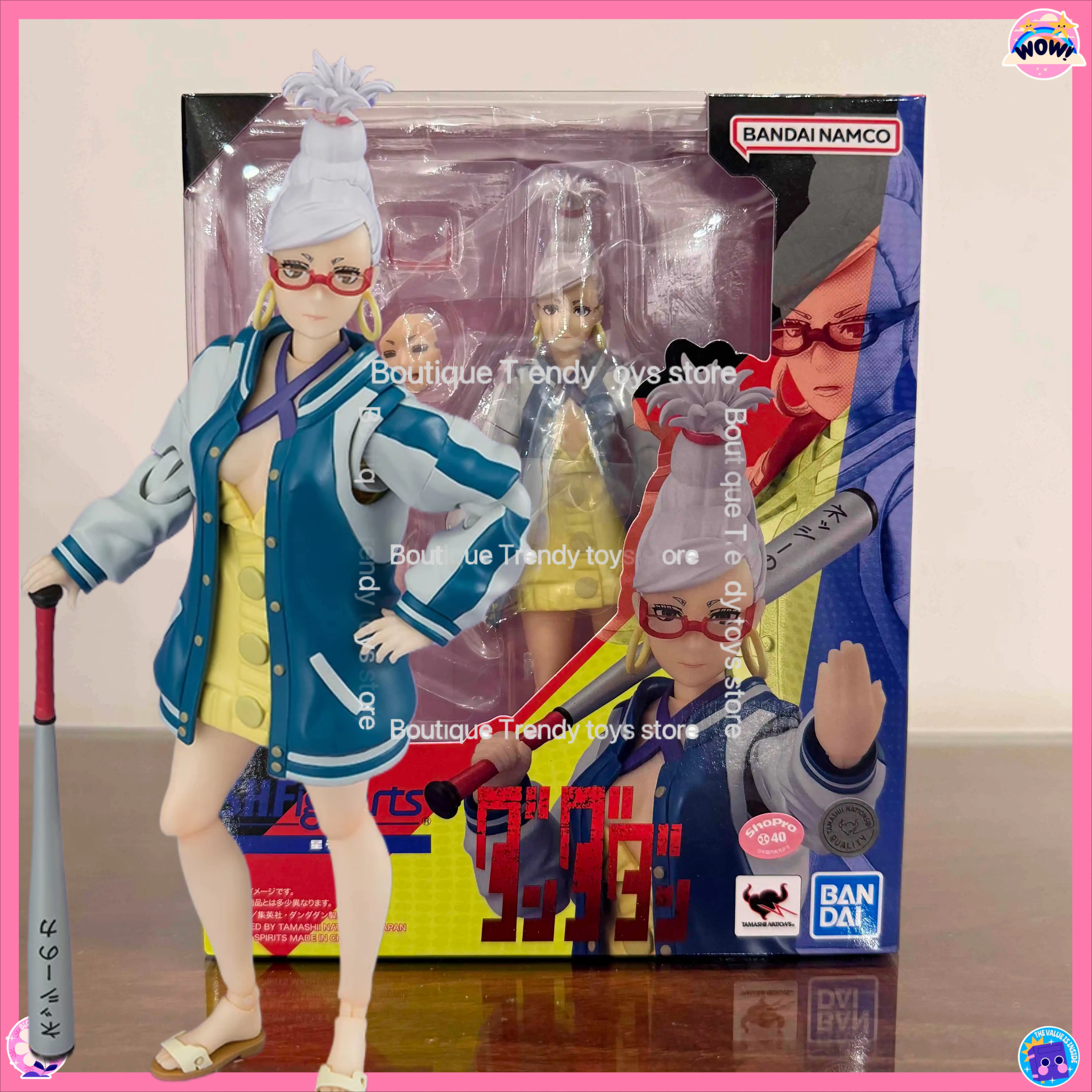 

Оригинальная коллекционная фигурка Bandai SHF DAN DA DAN SEIKO Аясе Момо (Бабушка) из аниме, с подвижными суставами, модель, игрушка, подарок для детей