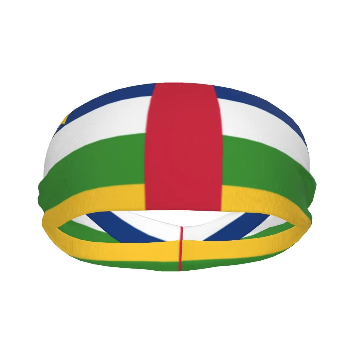 Flag Of The Central African Republic Elastic Hair Band Yoga Headband Makeup Hair Hoop Headwrap