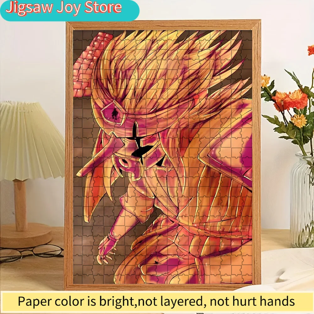 

Anime Naruto Madara Uchiha Perfect Susanoo Golden Purple Chakra Scene Paper Puzzle, Premium High Definition Print, Smooth Burr-F