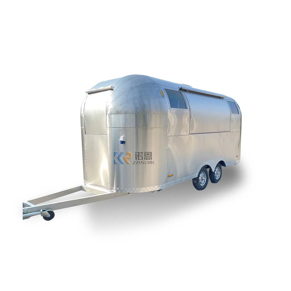 AirStream Consession Food Carts Trucks Fully Equipped Mobile Kitchen Concession Pizza BBQ Fast Food Trailer Carts