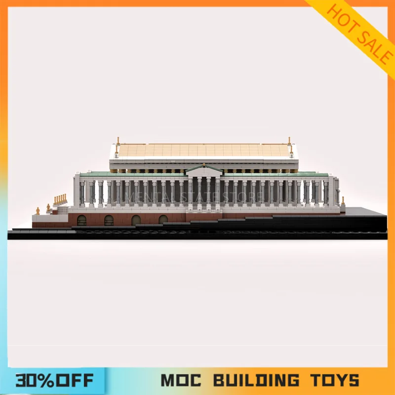 6606PCS Customized MOC Tempio di Venere e Roma Building Blocks Technology Bricks Creative Assembly Education Toys Holiday Gifts