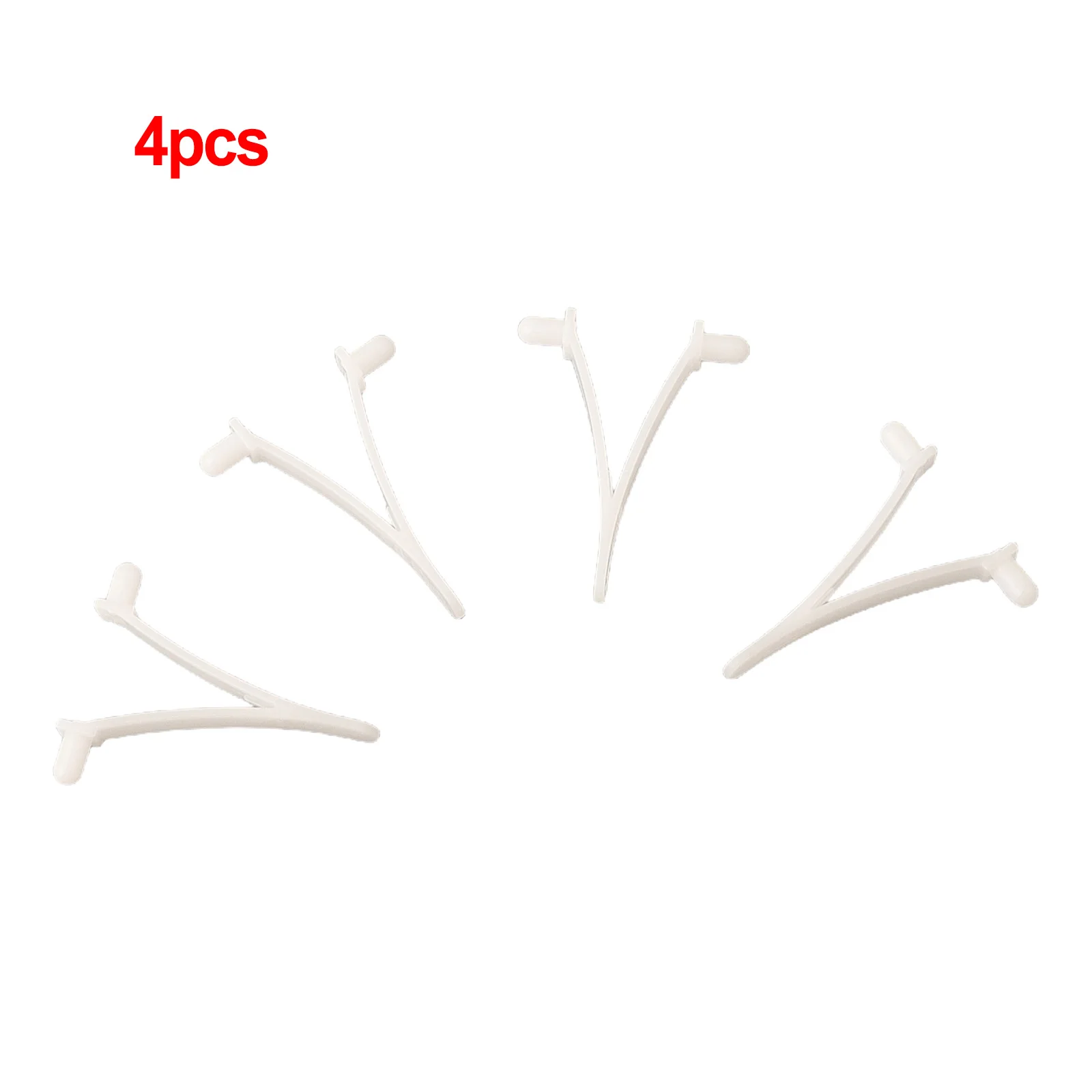 V Style Spring Clip V-clips Swimming Pool Swimming Pool White 4pcs Accessories Cleaning Tool For Telescopic Rod TOOL NEW