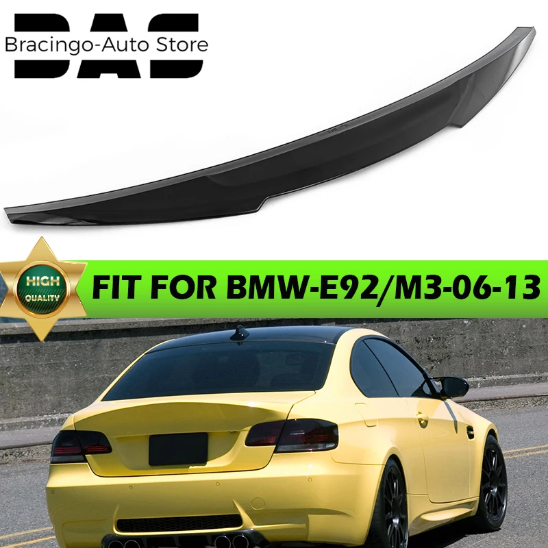 Car Rear Boot Trunk Spoiler Wing M4 Style Fit For Bmw 3 Series E92 330i 330d 335i 328i 2006-2013 Rear Tail Wing Car Accessories