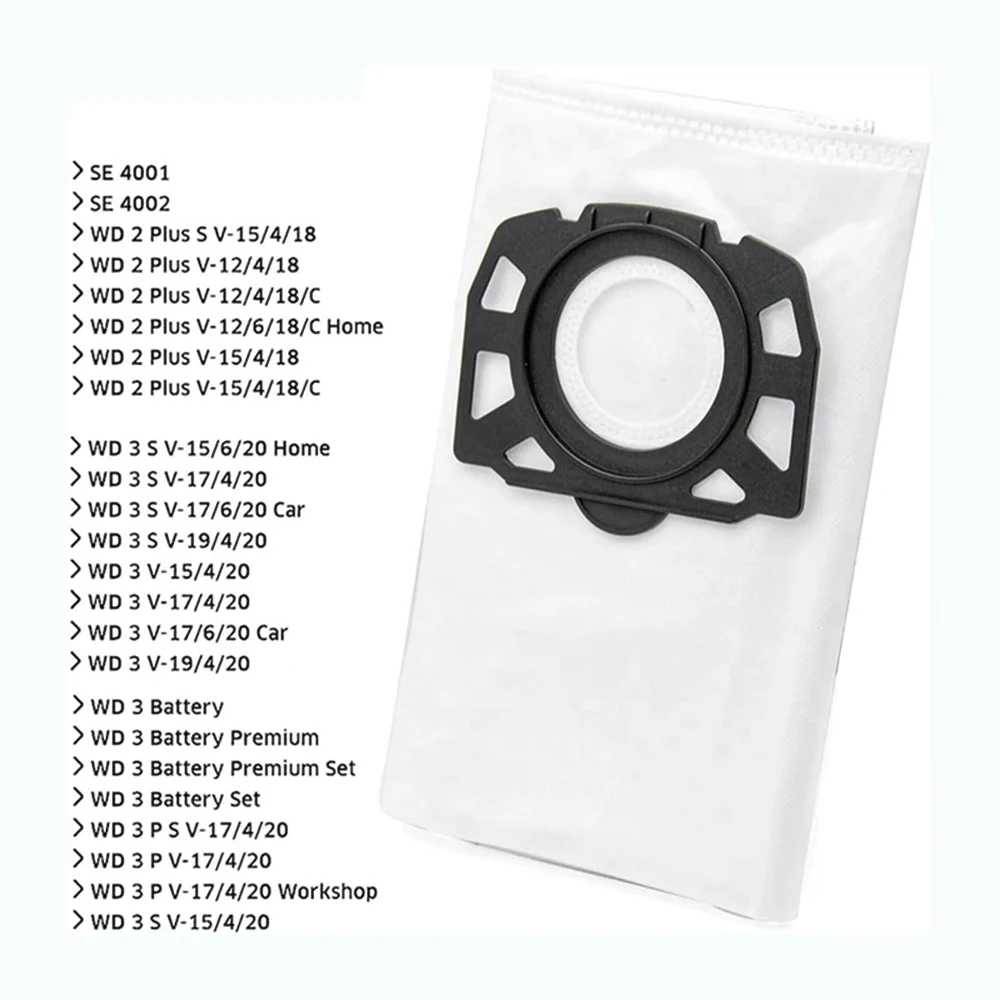 For Karcher MV4 MV5 MV6 WD4 WD5 WD6 Vacuum Cleaner Spare Parts, Dust Bags HEPA Filter Replacement Parts image 2