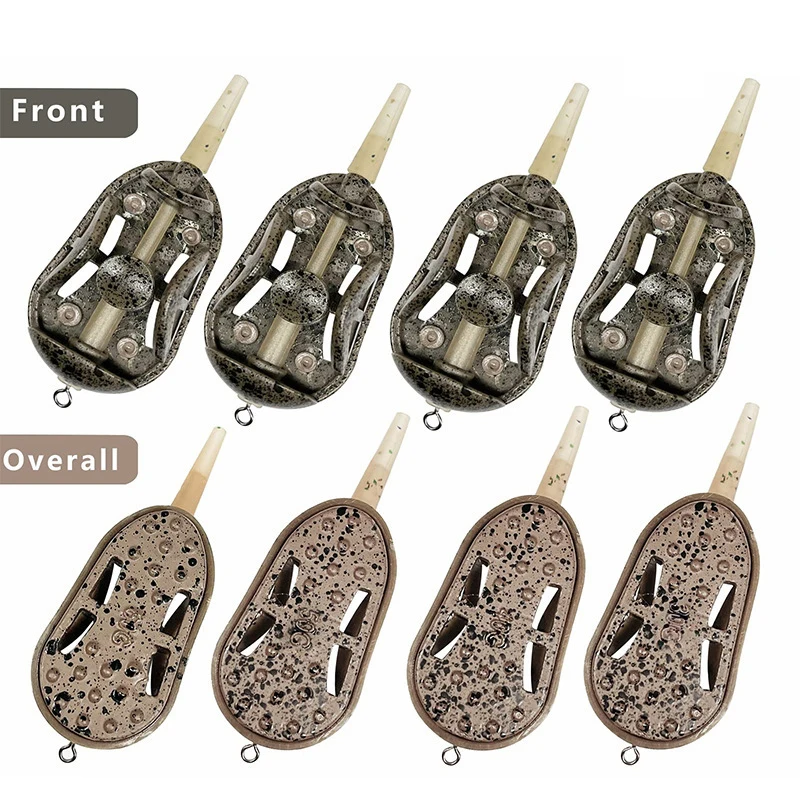 Carp Fishing Feeder Kit Complete Set with High-Speed Bait Launcher and Molds, All-in-One Fishing Bait Dispenser Tool
