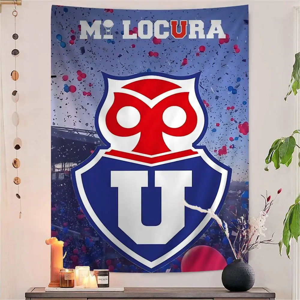 Chile U-University Logo Classic DIY Wall Tapestry for Living Room Home Dorm Decor Wall Art Decor