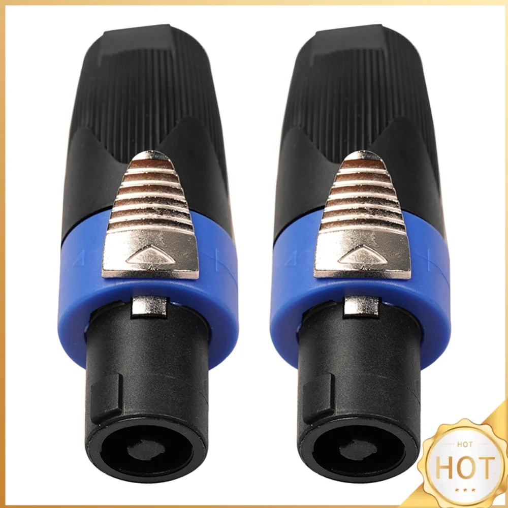 Audio Speaker Plug Connectors 2/10x 4 Pole Accessories Outdoor Music Listening Supplies for Neutrik Speakon NL4FC