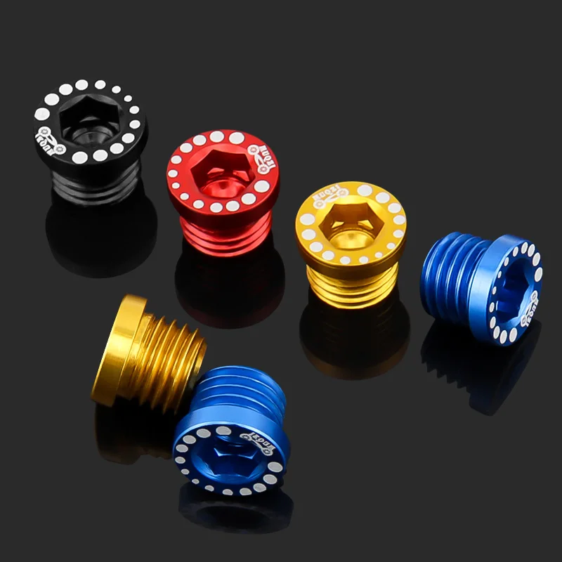 MUQZI 2/4pcs V Brake Ultralight Alloy Screw M10 Thread Distance 1.25 Bicycle Frame V Brake Hole Bolts