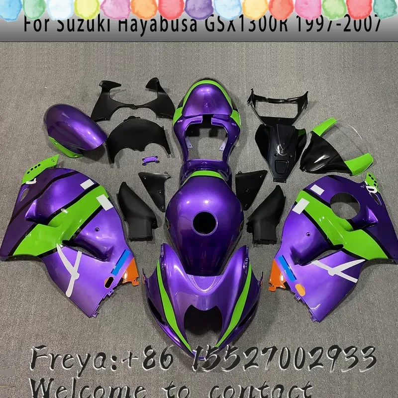For Hayabusa GSXR 1300 97 98 99 00 01 02 03 04 05 06 07 Fairng Body Kit GSXR1300 1997 1998 1999 2000-2007 Motorcycle