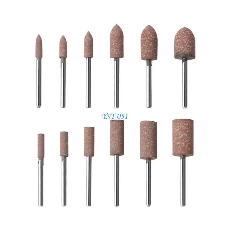 

E15A 100Pcs Rubber Grinding Heads Polish Rotary Tool Rubber Rotary Tool Polishing