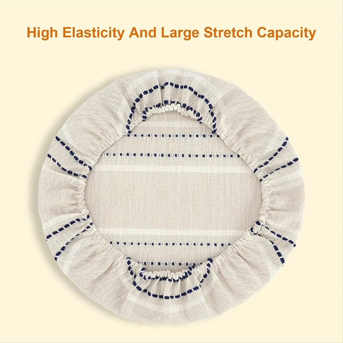 أغطية أوعية قابلة لإعادة الاستخدام لتدقيق الخبز، غطاء مقاوم للخبز مقاس 9/10/13 بوصة، 3 قطع من غطاء الطعام المصنوع من القطن والكتان