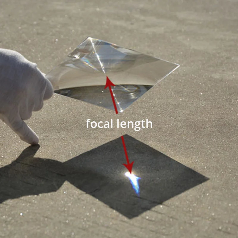 80X83MM PMMA Fresnel Lens Concentrating Lens Magnifying Glass Lenses Focal 60mm Scientific Experiment Lens 1PC
