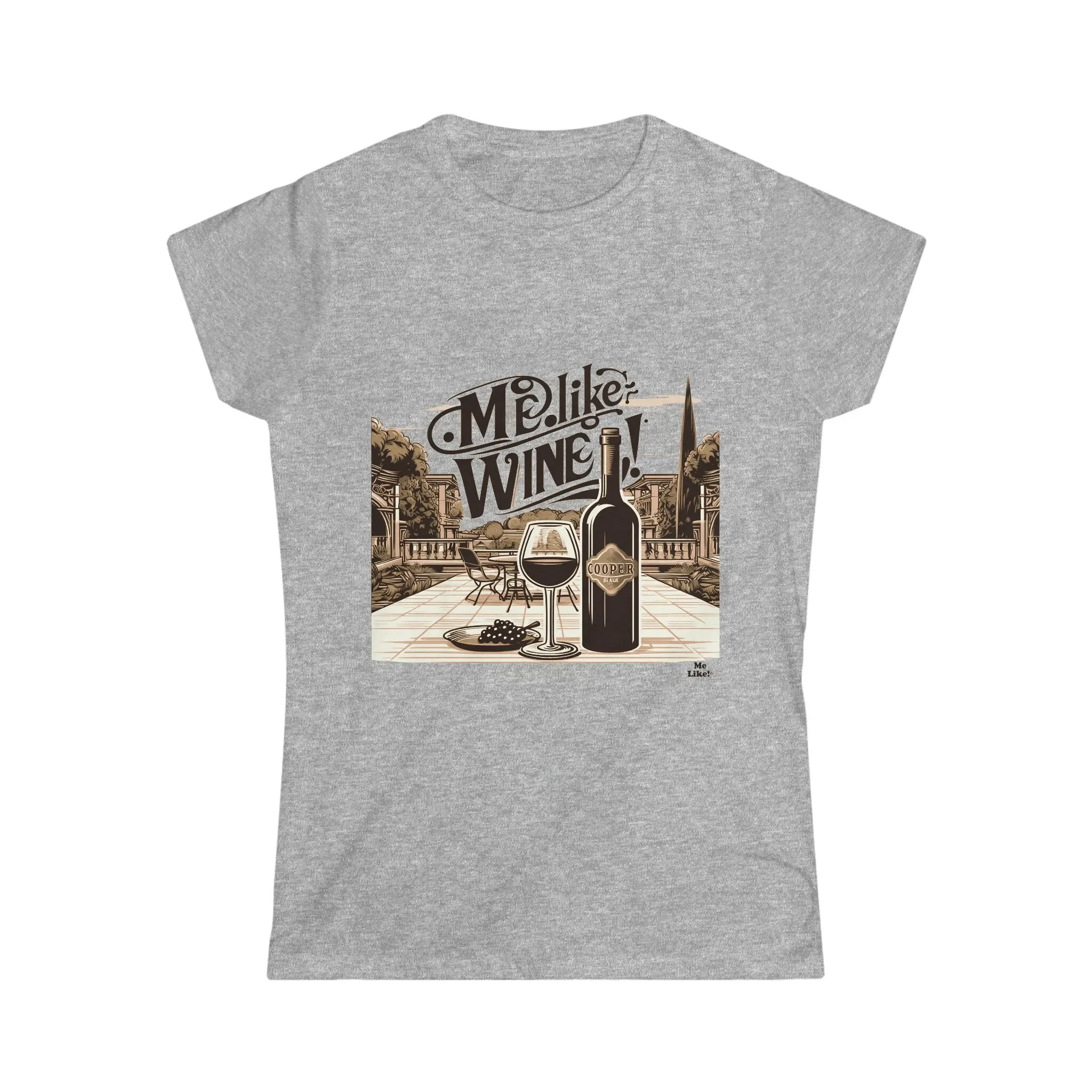 funny wine shirt lover sommelier enthusiasT T Me Like Women s Softstyle 4