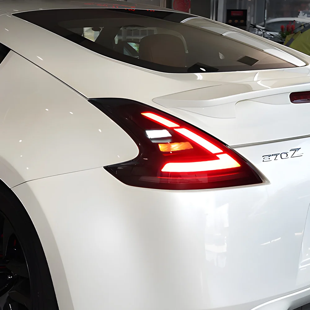 

Автомобильные задние фонари в сборе для Nissan 370Z 2012-2015, светодиодные автоматические задние фонари, обновленный динамический мигающий сигнальный светильник, аксессуары для инструментов