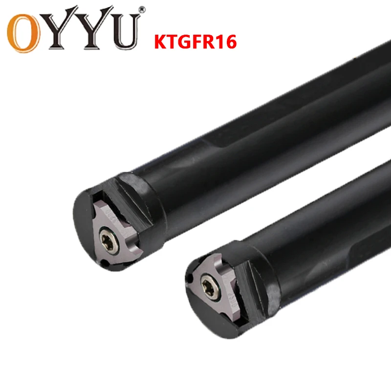 Ferramenta Interna KTGFR 16mm 20mm 25mm Torno Slotting Cutter Shank S16N-KTGFR16 S20Q-KTGFR16 S25R-KTGFR16 Face CNC Groove Tool