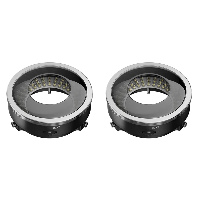 

A69E2X IL37 Microscope Polarized LED Ring Light Lamp Anti Illuminators Source Eliminating Reflections