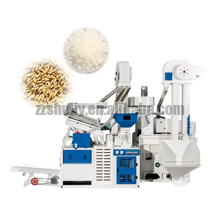 Combined Commercial Rice Milling Machine Complete Set Combined Rice Mill Machine For Sale South Korea