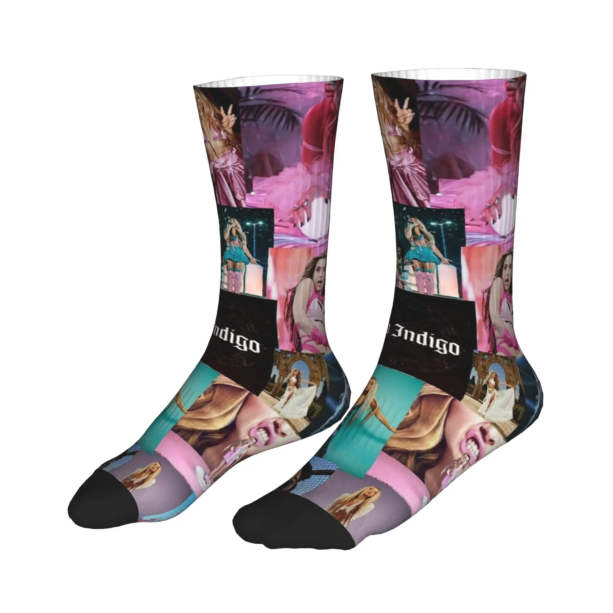 

Всесезонные носки Spanish Lola Indigo Sport Socks, модные носки средней длины для мужчин и женщин, подарки