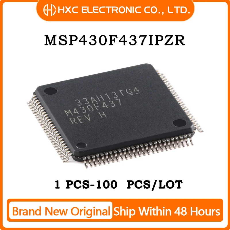 1PCS/5PCS/10PCS/50PCS 100% NEW MSP430F437 MSP430F437IPZR LQFP100 CHIP