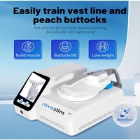 Myoslim Body Shaping Muscle Sculpt 6500w Portable Mini One Handle Muscle Build Weight Lose Electromagnetic Fat Removal Machine