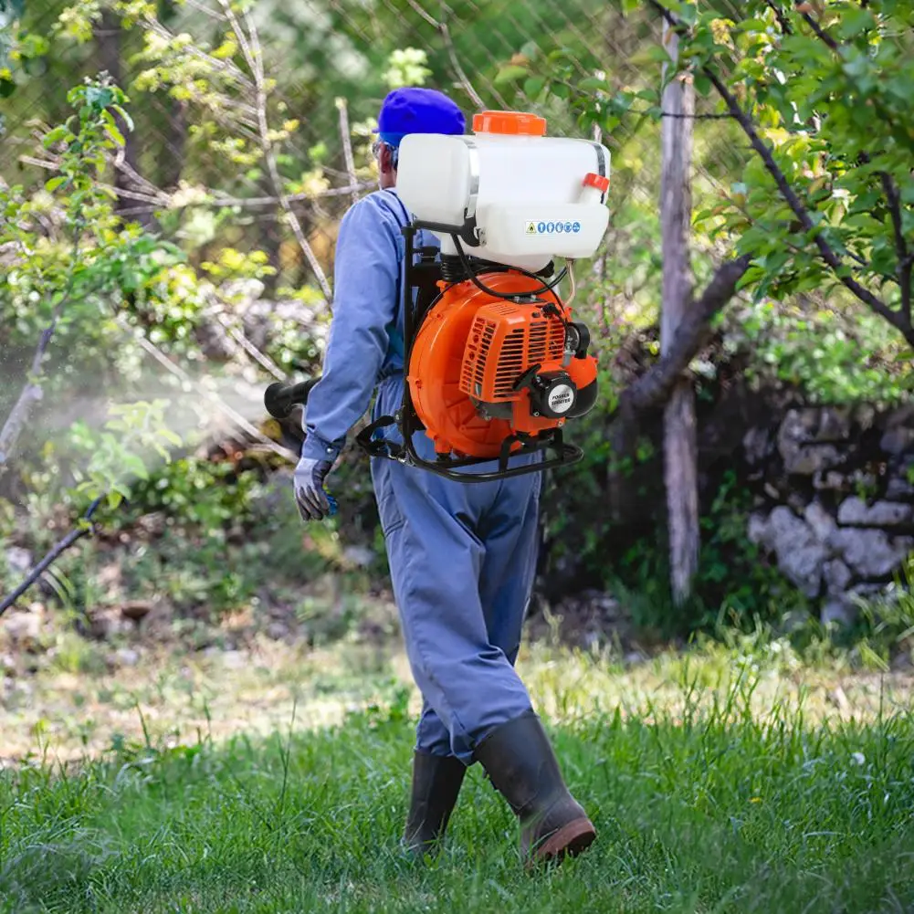 43cc Backpack Cold Fogger 20L Tank,7500rpm 39FT Spray Gas Powered Mosquito Sprayer for Outdoor Garden Insect Control