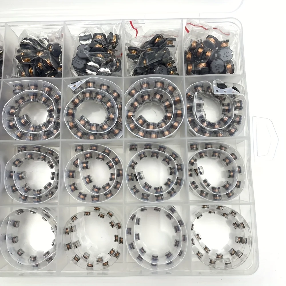 Inductance de puissance blindée, 24 valeurs, 480 pièces, CD32, CD43, CD54, CD75, InEventSMD 2.2, 3.3, 4.7, 10, 15, 22, 33, 47, 68, 100, 150,