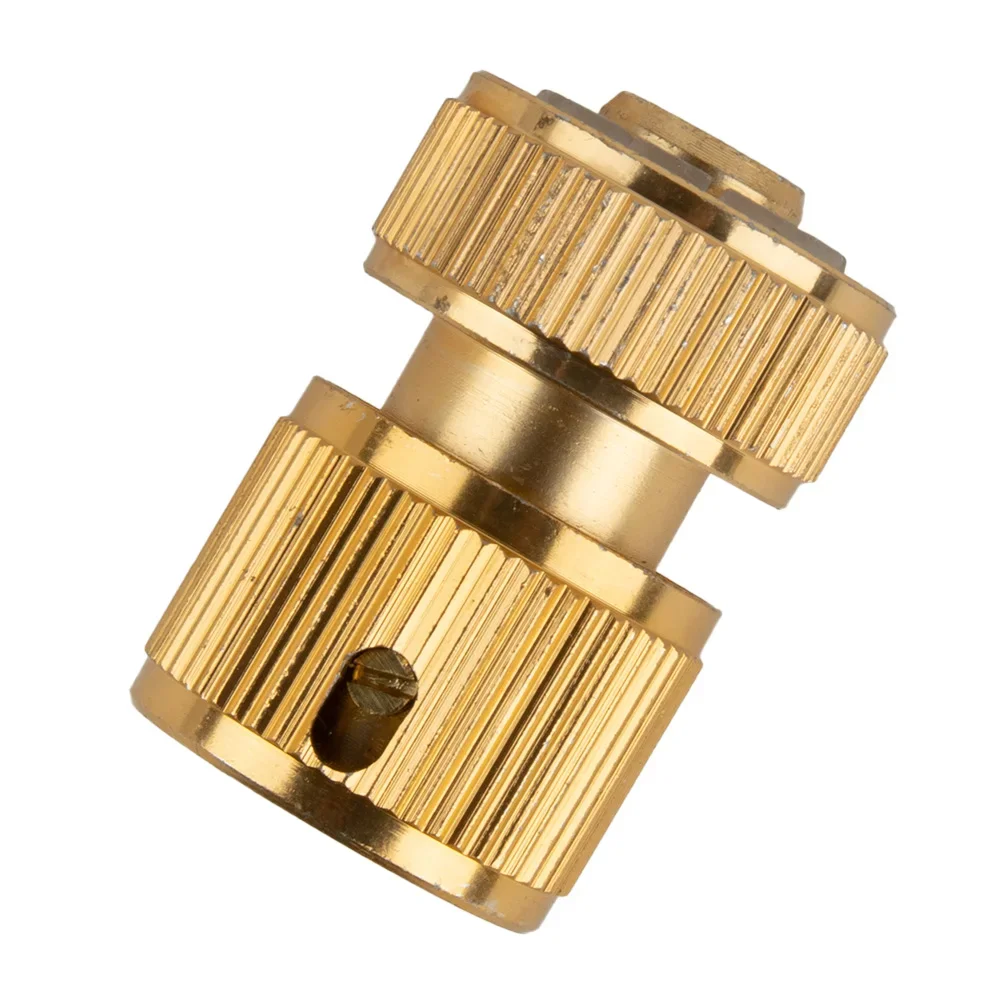 1/2 Garden Brass Hose Connector Watering Water Hose Pipe Tap Adaptor Fitting Quick Release For Garden Hose Swivel Coupling