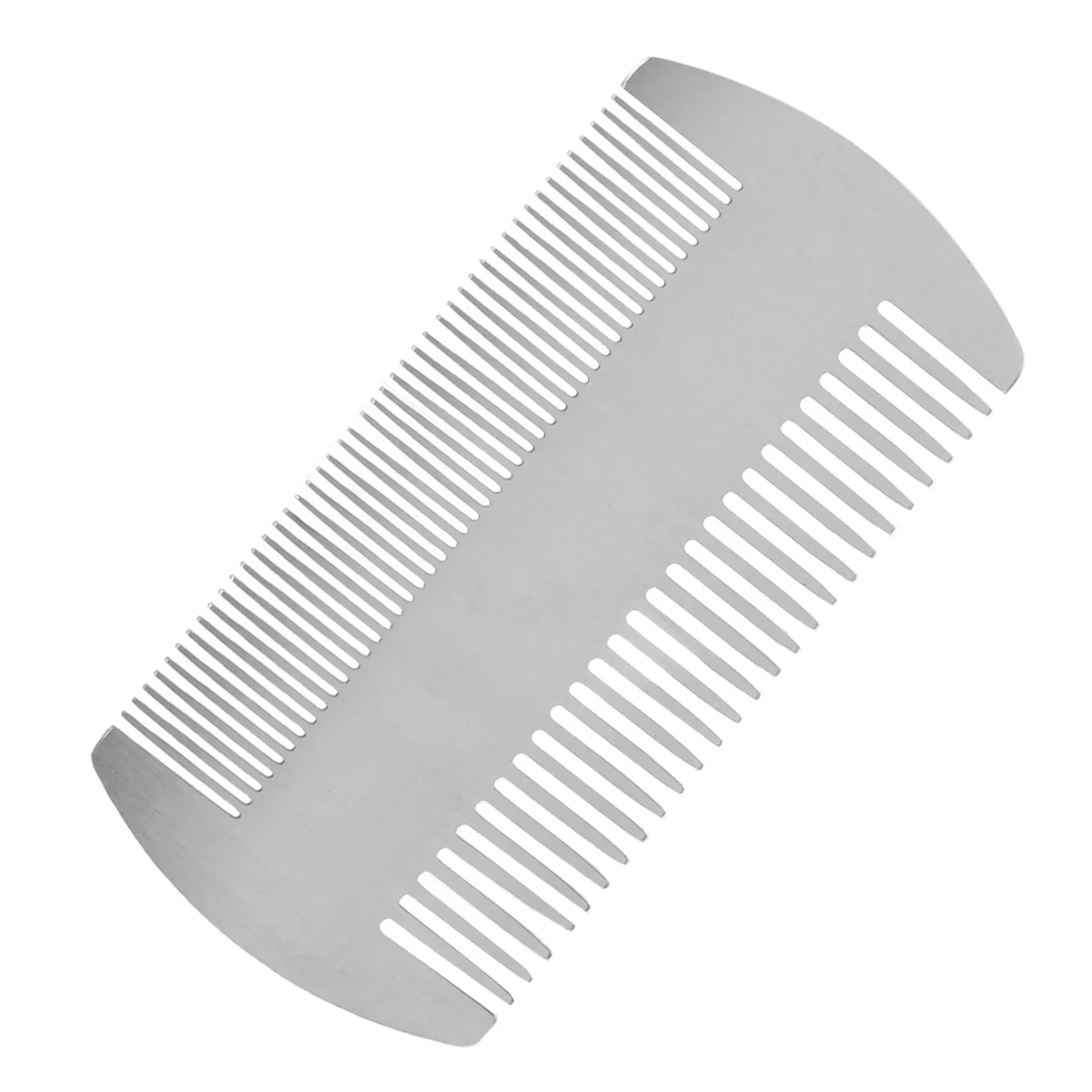 FZFZ 6X 듀얼 액션 Edc 신용 카드 크기 빗 지갑 빗 포켓 빗 정전기 방지 머리 빗 수염 콧수염 빗 남성용