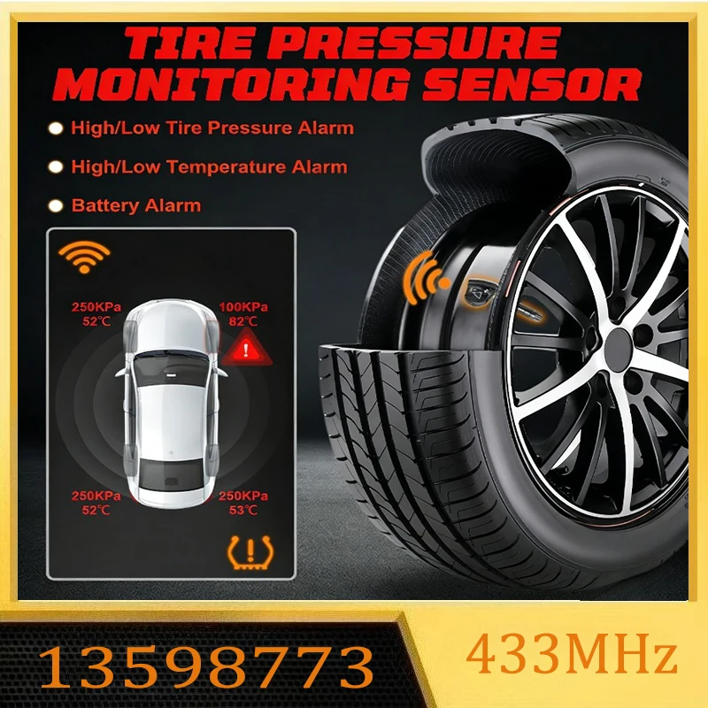 13598773 TPMS For 2016-2020 Opel Antara Viva Mokka Meriva GMC Savana Sierra Terrain Daewoo Gentra Nexia Car TIRE PRESSURE SENSOR