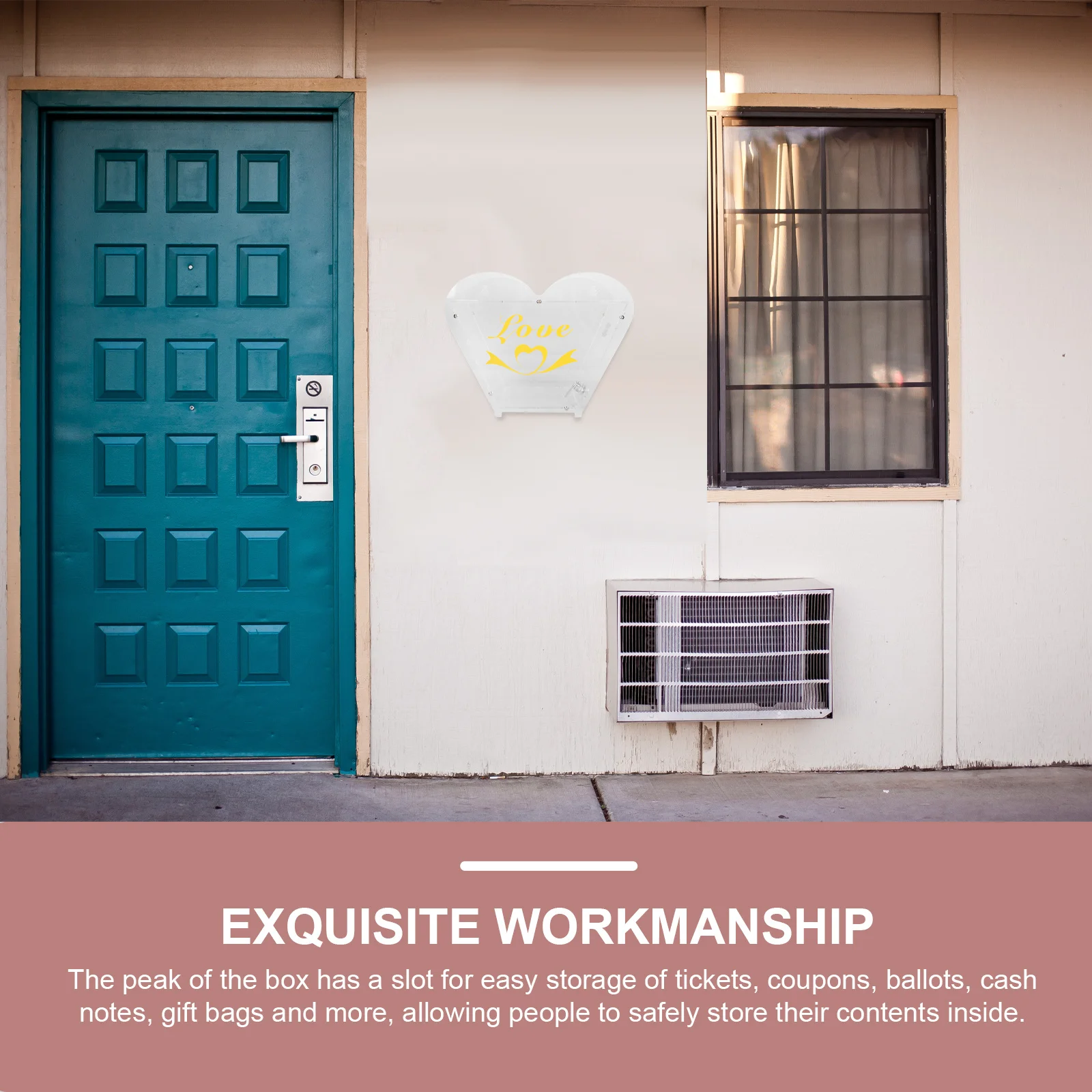 صندوق التبرع متعدد الوظائف اقتراح ديكور مجموعة سطح المكتب صندوق ملحقات الاقتراع لتخزين رسائل العملة