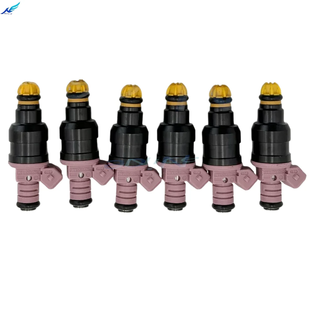 6 Pieces OEM 0280150440 New FUEL INJECTORS FOR BM-Ww E36 328i M3 E39 Z3 M52 M52 B28